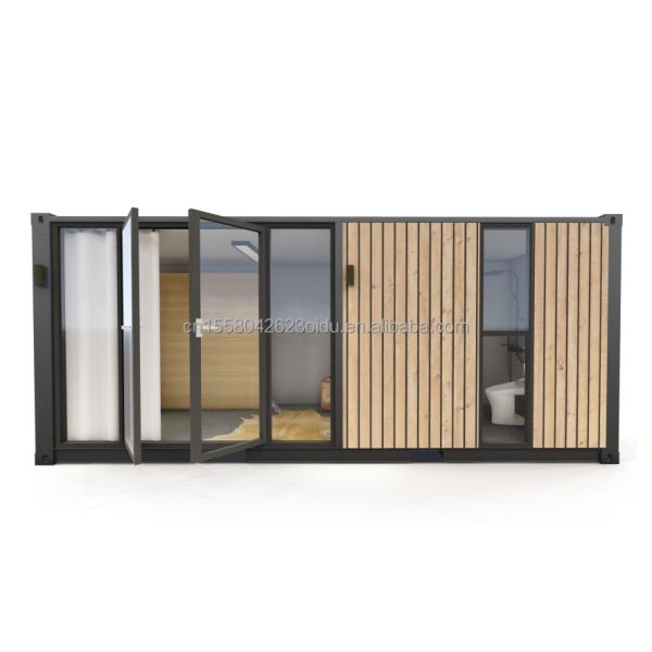 Modern One-Storey Container Houses Luxary Style Tiny Wooden Prefab Buildings for Hotels Apartments Villas or Cabins