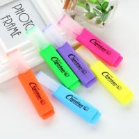 6 couleurs Fluorescent Highlighter Pen Marqueur de grande capacité Coloriage