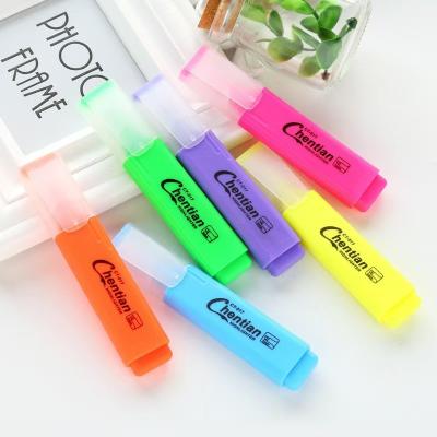6 couleurs Fluorescent Highlighter Pen Marqueur de grande capacité Coloriage