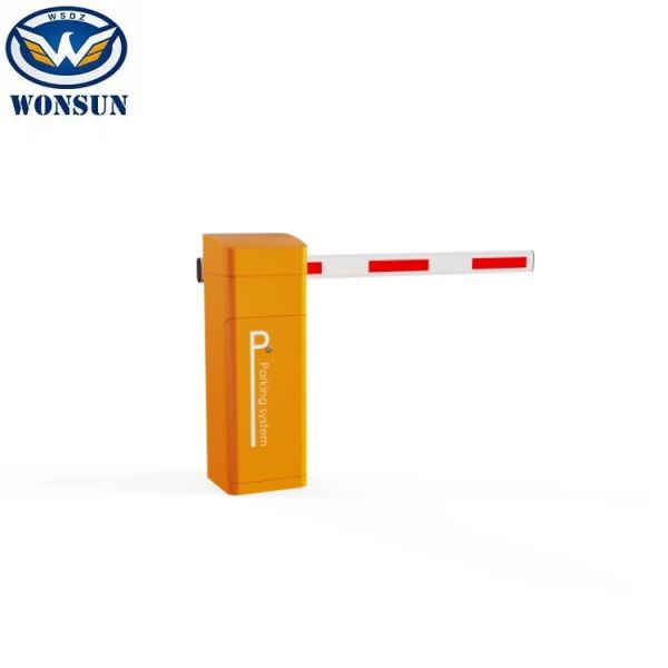 Speed Adjustable Traffic Barrier Gate 24V DC Brushless Motor Car Park Barrier With 6m Arm