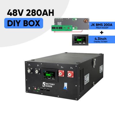 JK DIY Battery Kits EVE 280ah Horizontal Stackable LiFePo4 JK PB2A16S20P BMS DC Breaker