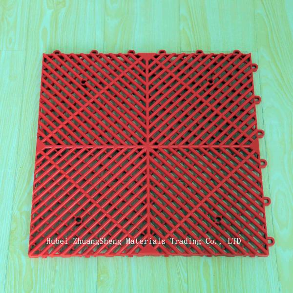 1.8mm Plastic Walkway Grating/ Plastic Permeable Floor / Outdoor Non Slip Plastic Flooring By Plastic Injection Molding