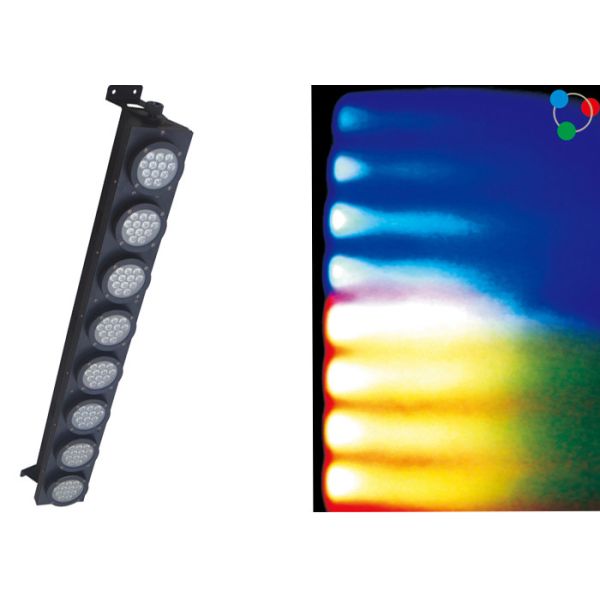 LED Efeect Lights 3W X 96PCS RGB 3 In 1 With 8 Heads For Disco