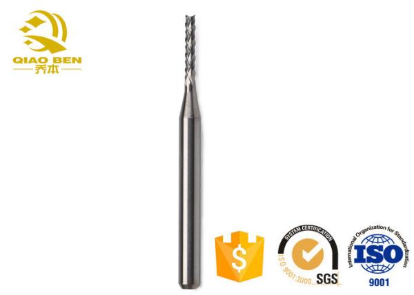 Moinho de extremidade de aço inoxidável do carboneto da flauta da eficiência elevada 2 das ferramentas de carboneto do Cnc