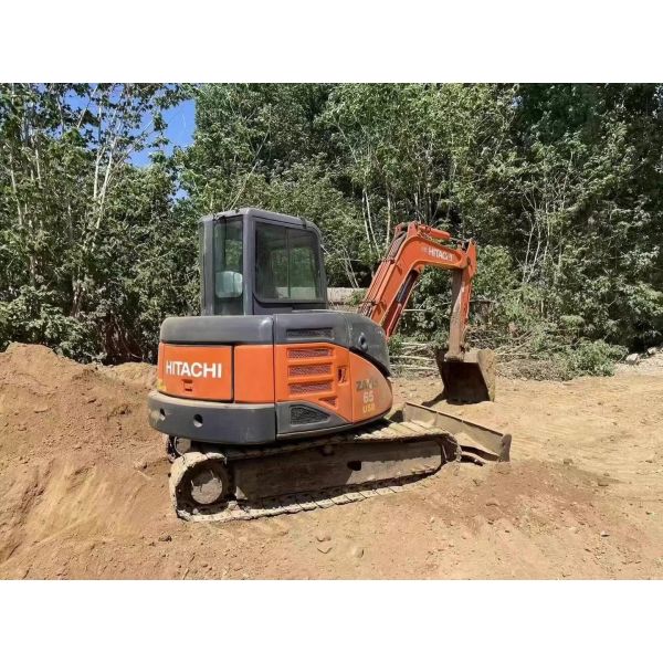 Мощный подержанный экскаватор, Hitachi ZX65 из Японии