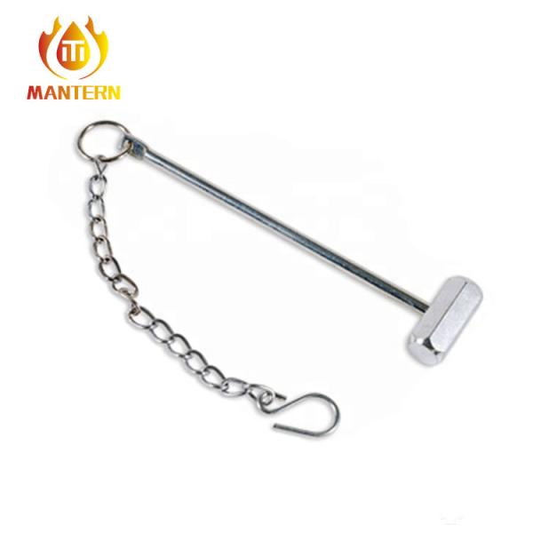Fire Fighting Equipment Break Glass Key Box Metal Hammer With Chain