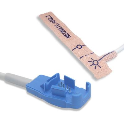sensor Spo2 descartável Neonatal adulto do conector 8pins para GE OXY-AF-10