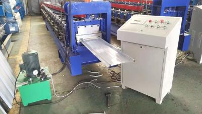 Selflock Style Roof Sheet Forming Machine Hydraulic Cutting Type 2 Years Warranty