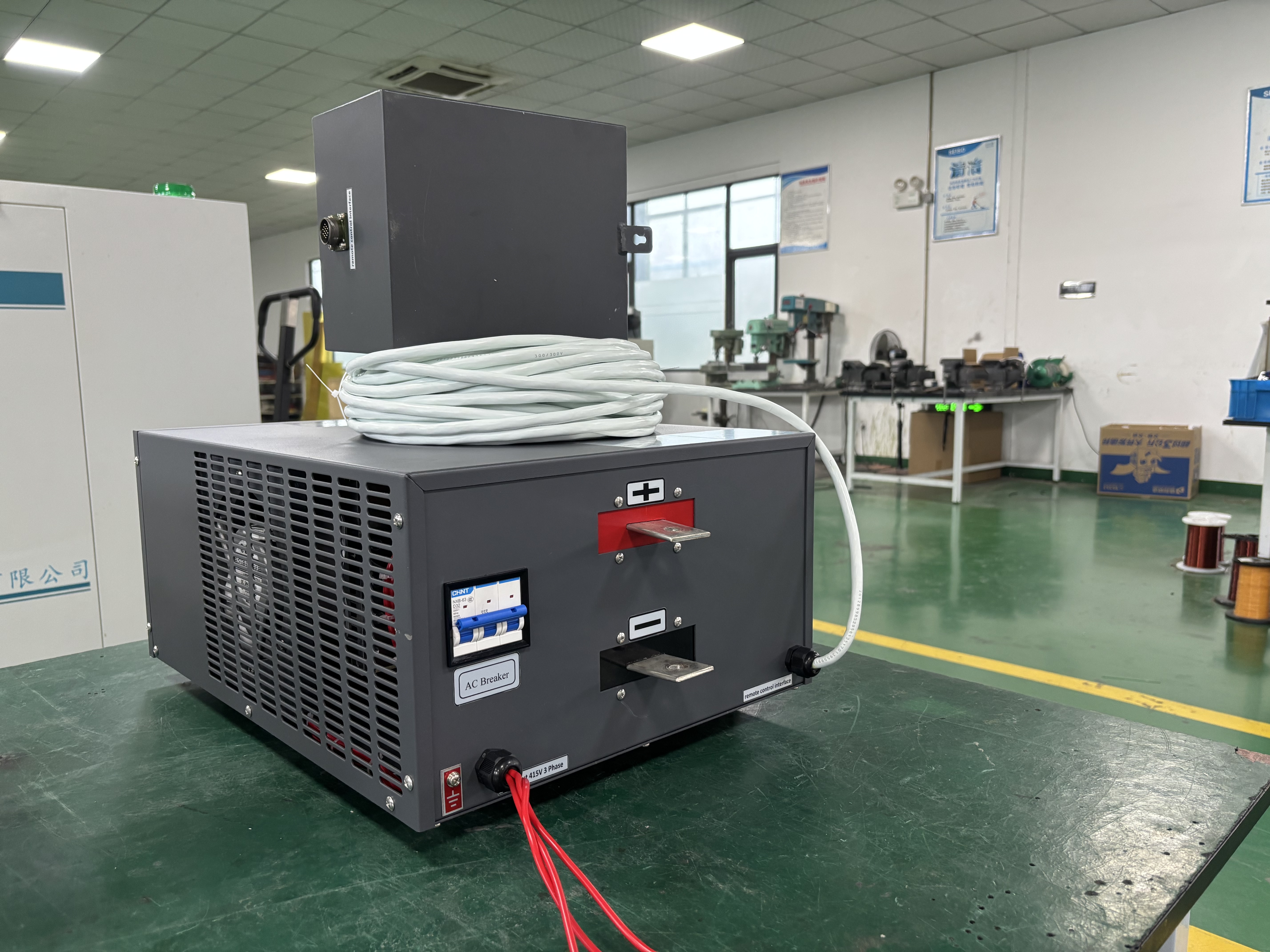 24V 600A Electroplating Rectifier Power Supply with Ampere Hour Meter 415V 3 Phase Input Customized High Current DC Power Supply