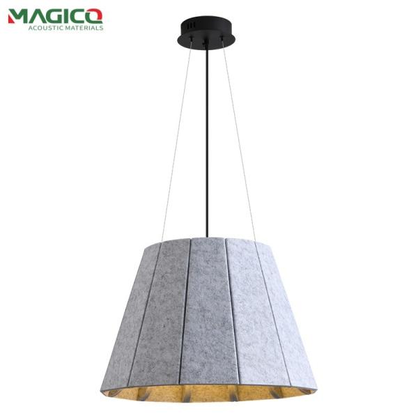 Modern Polyester Fiber Lampshade Office Acoustic Sound-Absorbing PET Felt Handmade Chandelier
