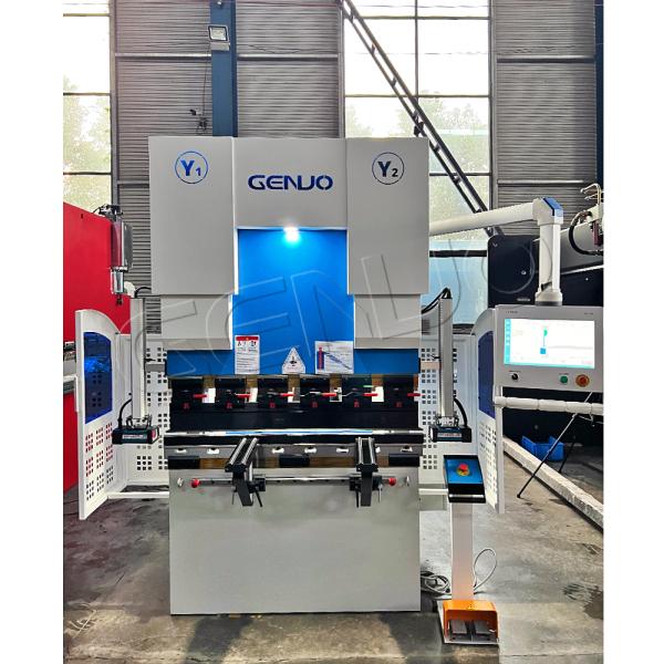 GENUO ETC-16 CNC Control Y1/Y2/X-Axis Semi-Automatic 40T/63T/80T/100T/125T/160T/200T/250T/300T/400T CNC Bender Machine