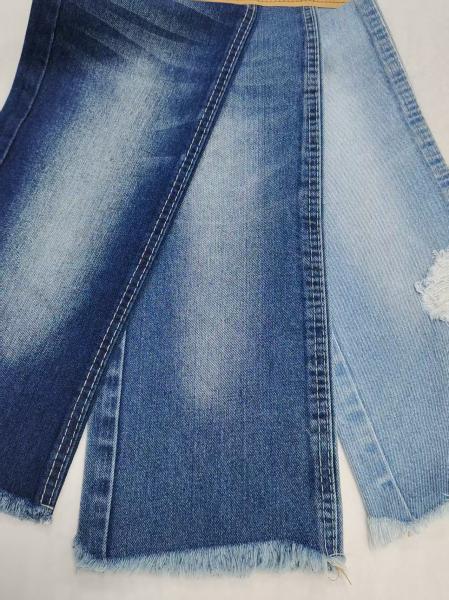Wholesale denim 80%COTOTN TWILL style Denim Fabric  Stretch-free JSD3076-1 for women jeans