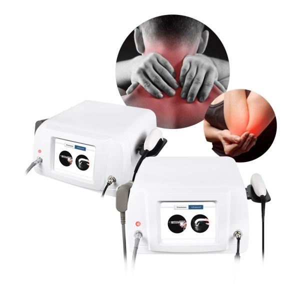 O equipamento da terapia da onda de choque reduz marcas de estiramento causa dor à terapia