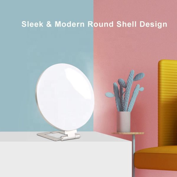 3000K to 6500K Color Temperature Led Phototherapy Light 5 Level Brightness Adjustable White Color Depression Therapy Lamp