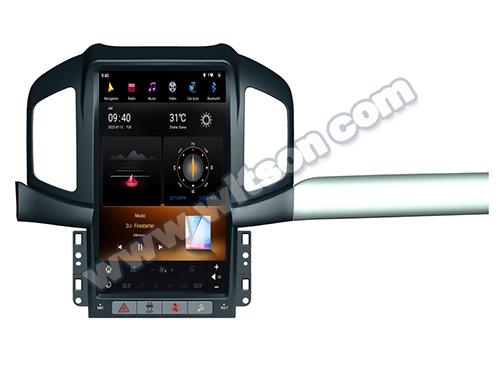 13.6 Screen Tesla Vertical Android Screen For Chevrolet Captiva 2012-2017 Left Hand Driver Car Multimedia Stereo GPS Carplay Player