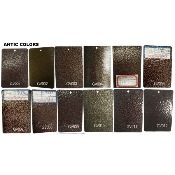 Chemical Resistant Antique Gold Powder Coating Environmental Friendly