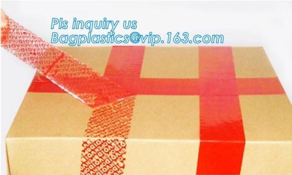 transfer high residue tamper evident security void tape，Anti Tamper Proof Evident Security Warranty Void Tape bagease