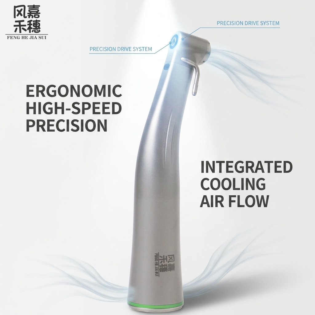 Autoclavable 134°C Dental Low Speed Handpiece with Imported Ceramic Bearings and ≤ 0.01 Mm Concentricity