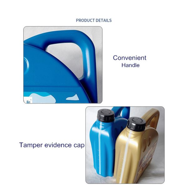 Lightweight Polyethylene Engine Oil Canister Height 280mm Motorcycle Oil Bottle