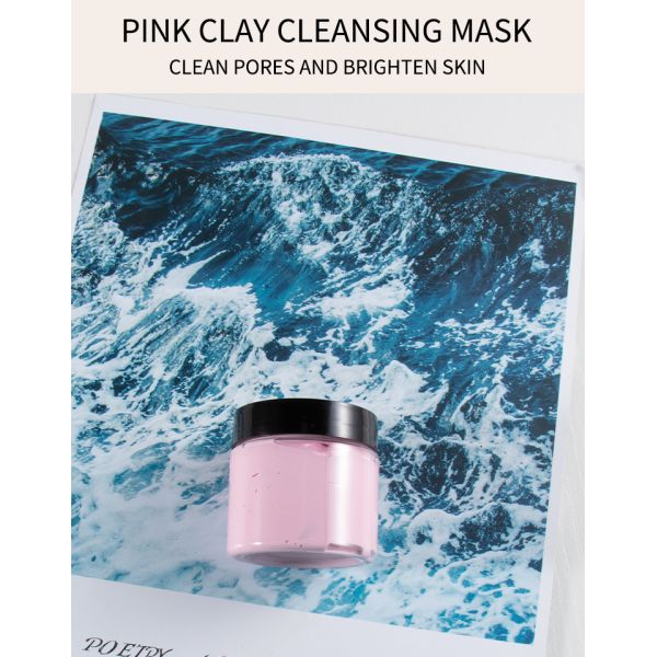 Detox Clean Kaolin Pink Clay Mask Vitamin C Blemish Clearing