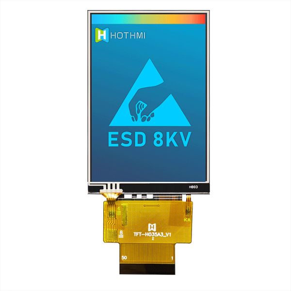 Модуль дюйма TFT LCD вертикали 3,5, многофункциональный экран TFT емкостный