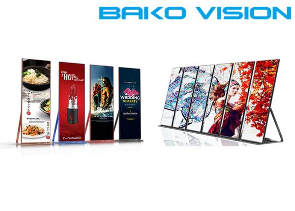 Standing Poster LED Screen Front Service Mirror LED Display Nationstar LEDs Slim/Lightweight
