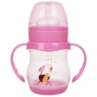 Garrafas de bebê dobro do polipropileno dos PP 6oz do punho