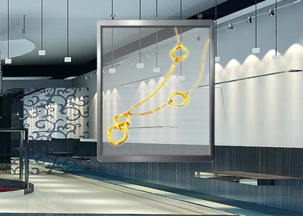 P3.9-7.8 Flexible Led Curtain Display , Transparent Led Video Wall 160°/160° Viewing Angle