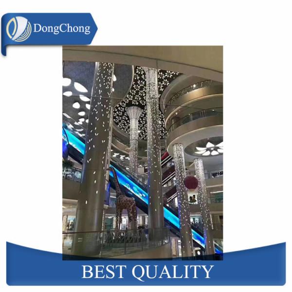 Yellow Custom Aluminum Panels , 4mm Aluminium Composite Panel As Ornament