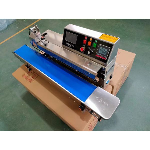 China Manufacturer Supermarket Plastic Bag Tape Neck Sealer Machine