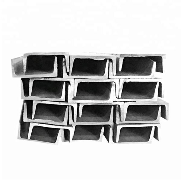 AISI 201 viga de aço de aço inoxidável 25mmx25mm da canaleta em U 304 316L