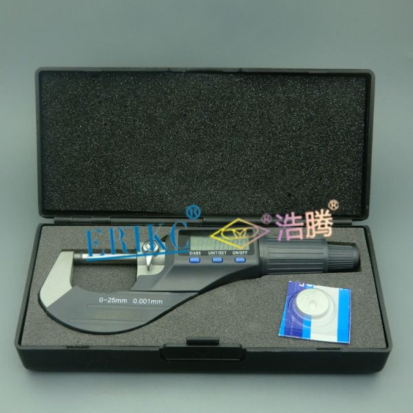 ERIKC digital micrometer gauge , E1024006 auto fuel engine part micrometer for common rail system