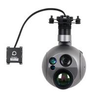 30x EO+IR AI Target Tracking Camera GPS Coordinate Analysis et LRF Gimbal Camera 4 Lentille