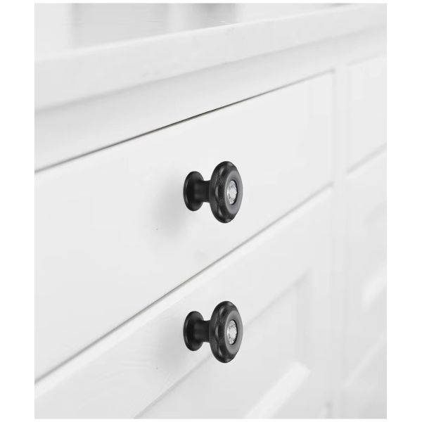 Wholesale Luxury Nordic Style Crystal Handle Modern Design Zinc Alloy Door and Wardrobe Pulls for Dresser & Drawer