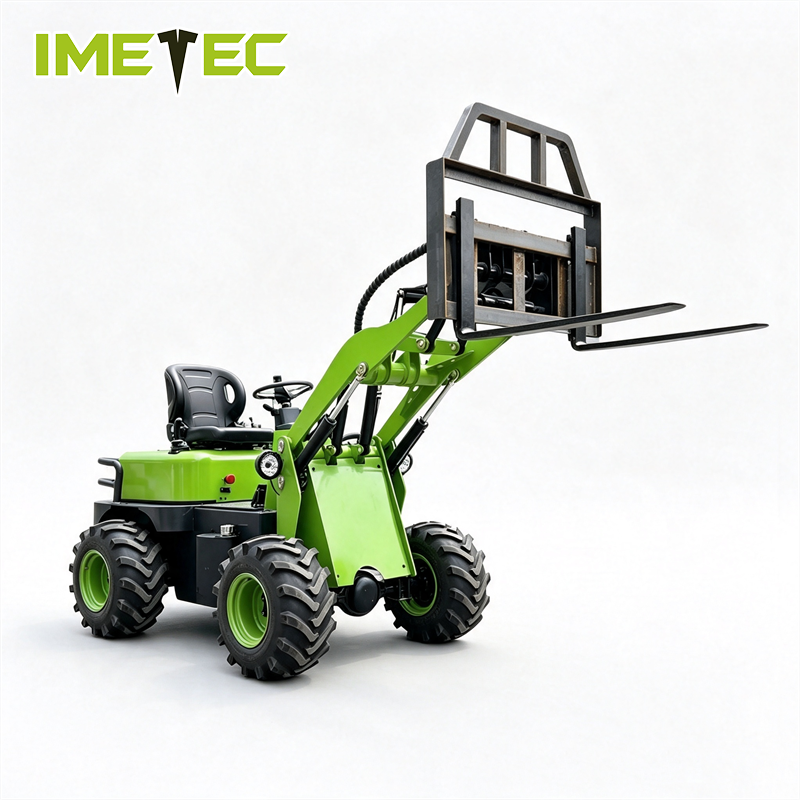Multifunction Electric Telescoping Forklift Wheel Loader handler 650kg