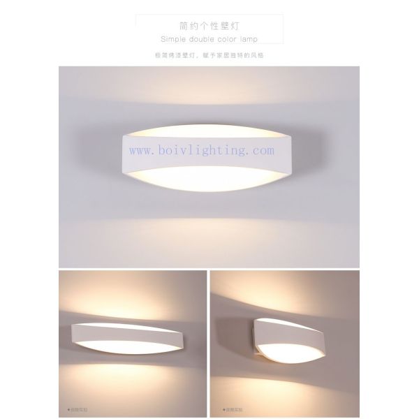 Bed Room Wall Lamp Simple Double  Color  Lighting 445*100*20MM Aliminum