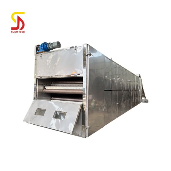 Automatic Multifunctional Mesh Belt Dryer with High Safety Level for Continuous Drying of Grains and Tea