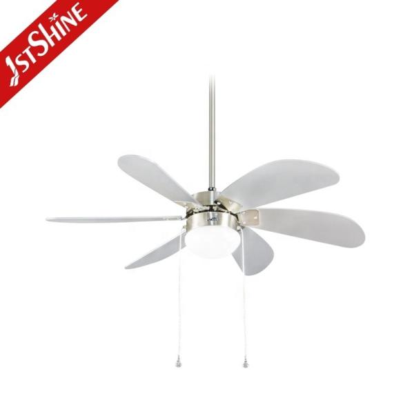 Ventilador de teto decorativo clássico com controle de luz e parede 3 velocidades