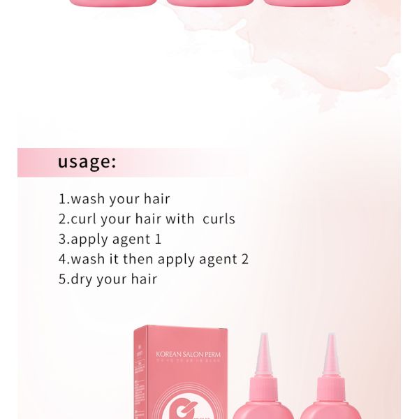 Keratin  Acid Curly  Hair Perm Cream Raw Material Curly Hair Solution Hair  Cold Perm Kit  OEM Whoelsale