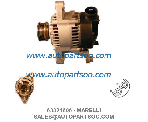 63321257 63321425 - MARELLI Alternator 12V 70A Alternadores