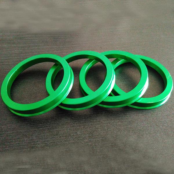 CNC Super Thin Aliuminum 66.6 To 57.1 Hub Centric Rings Anodize Coatings