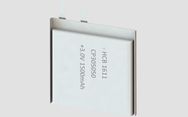 1500mAh CP305050 Lithium Primary Battery Cell Low Self Discharge Rate