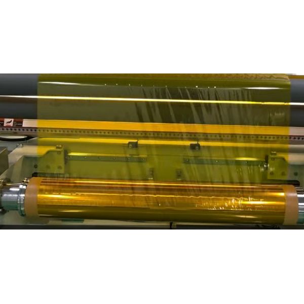 Polyimide film with copper cladding for flexible circuit applications