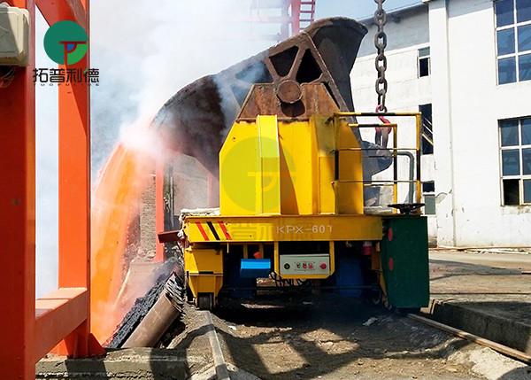 1-300ton Anti-high Temperature Factory Transfer Molten Hot Ladle Transport Vehicle