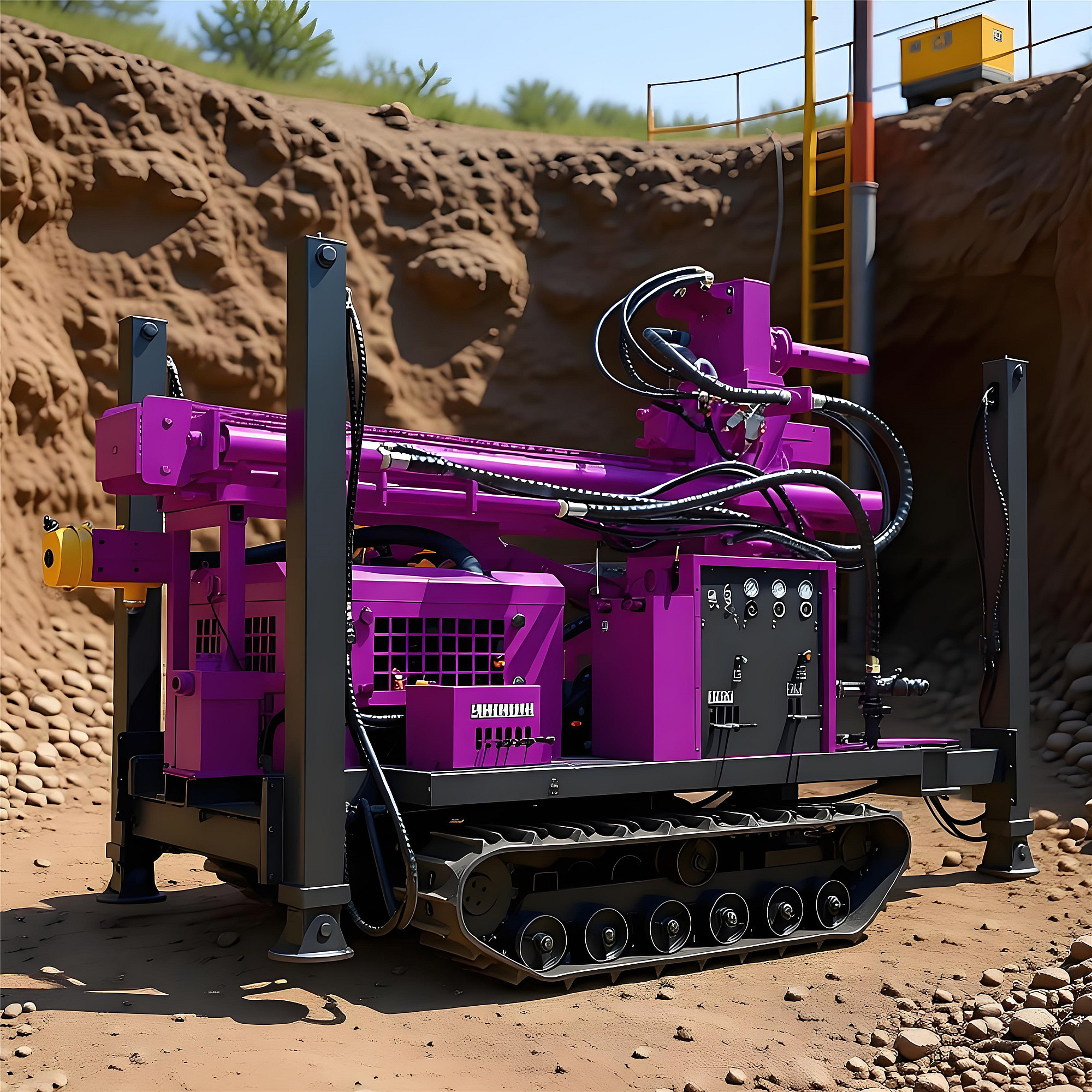 Dual Tube Drilling Systems Sonic Drill Rig Engineering Surveys Portable Core Drilling Rig Machine