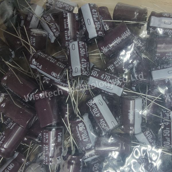 UPS1H471MHD ALUMINUM ELECTROLYTIC CAPACITORS - RADIAL LEADED 50VOLTS 470UF 12.5X20 20% 5LS