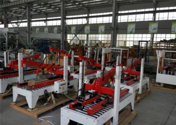 High Speed Carton Sealing Machine , Canned Fruit Box Sealing Machine
