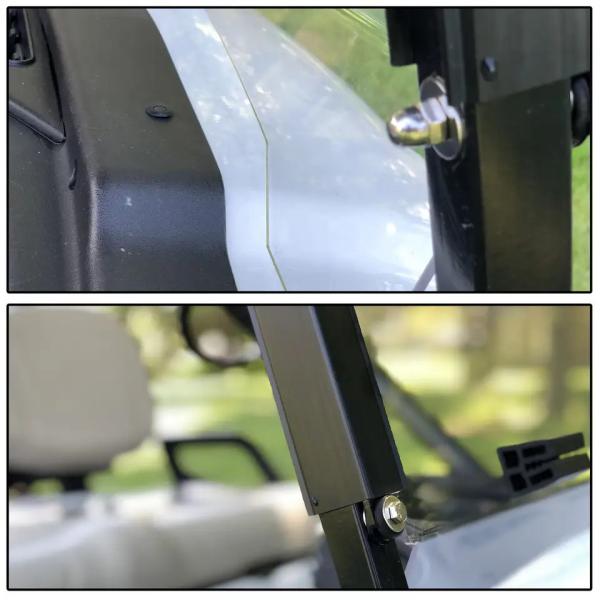 Ajuste de dobramento matizado do para-brisa do carrinho de golfe em Yamaha Drive2 2017-Up