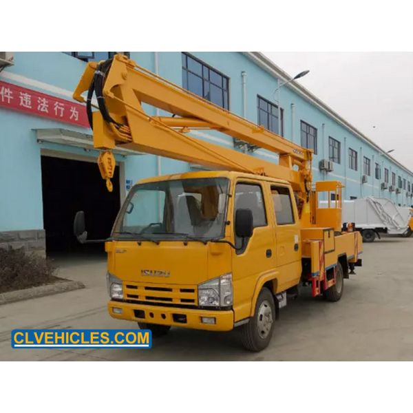 4x2 20m ISUZU Aerial Platform Truck Foldable Knuckle Boom Truck