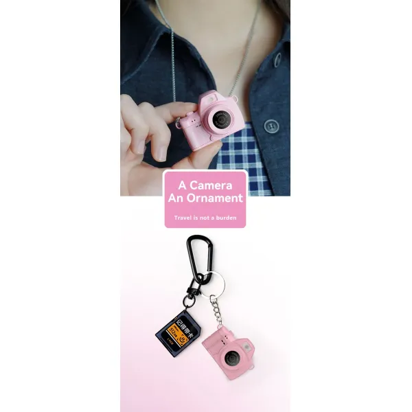 Mini Pocket Camera 1440p 2K HD Video Recording and 1.47-inch IPS Color Screen